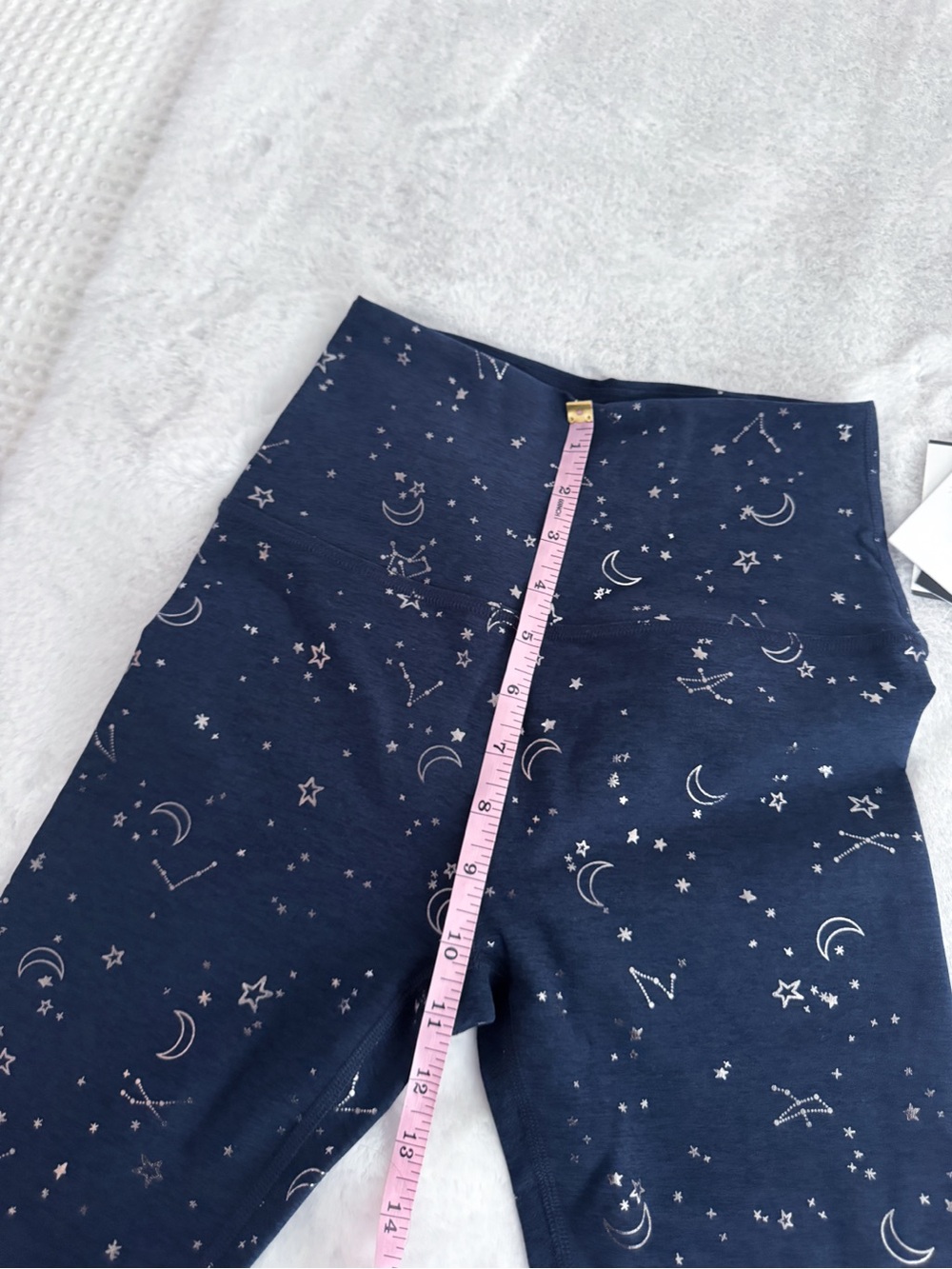 Beyond Yoga Softshine High Waisted Midi Leggings Navy Constellation Cosmic NWT S - Picture 13 of 14